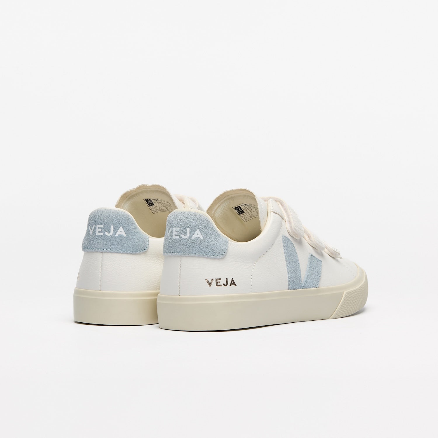 RECIFE LEATHER WHITE STEEL | VEJA OUTLET