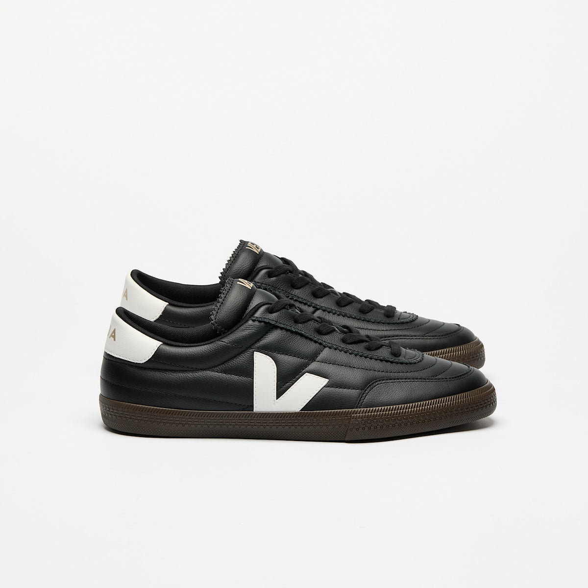 PANENKA LEATHER BLACK WHITE | VEJA ONLINE
