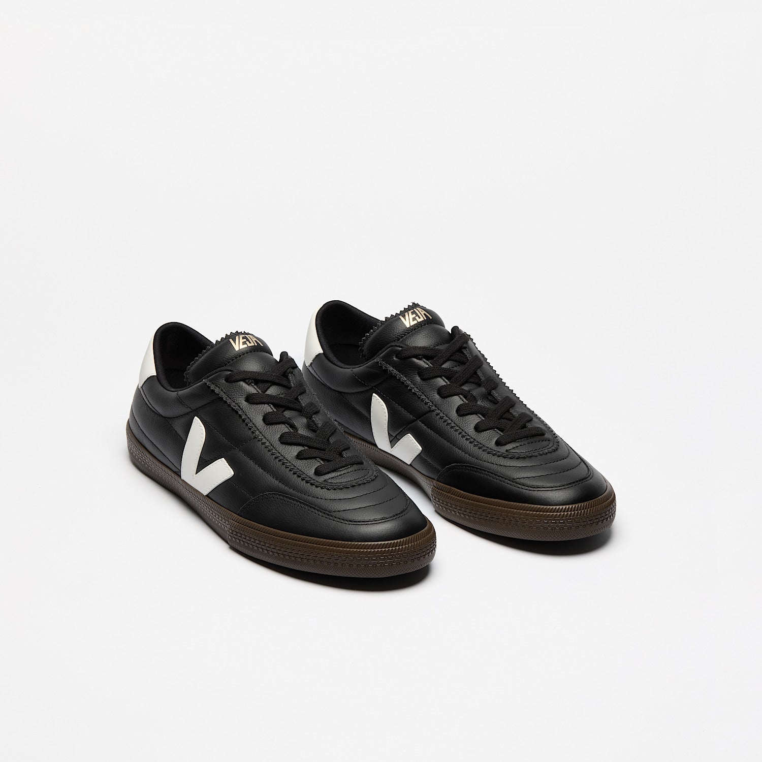 PANENKA LEATHER BLACK WHITE | VEJA ONLINE