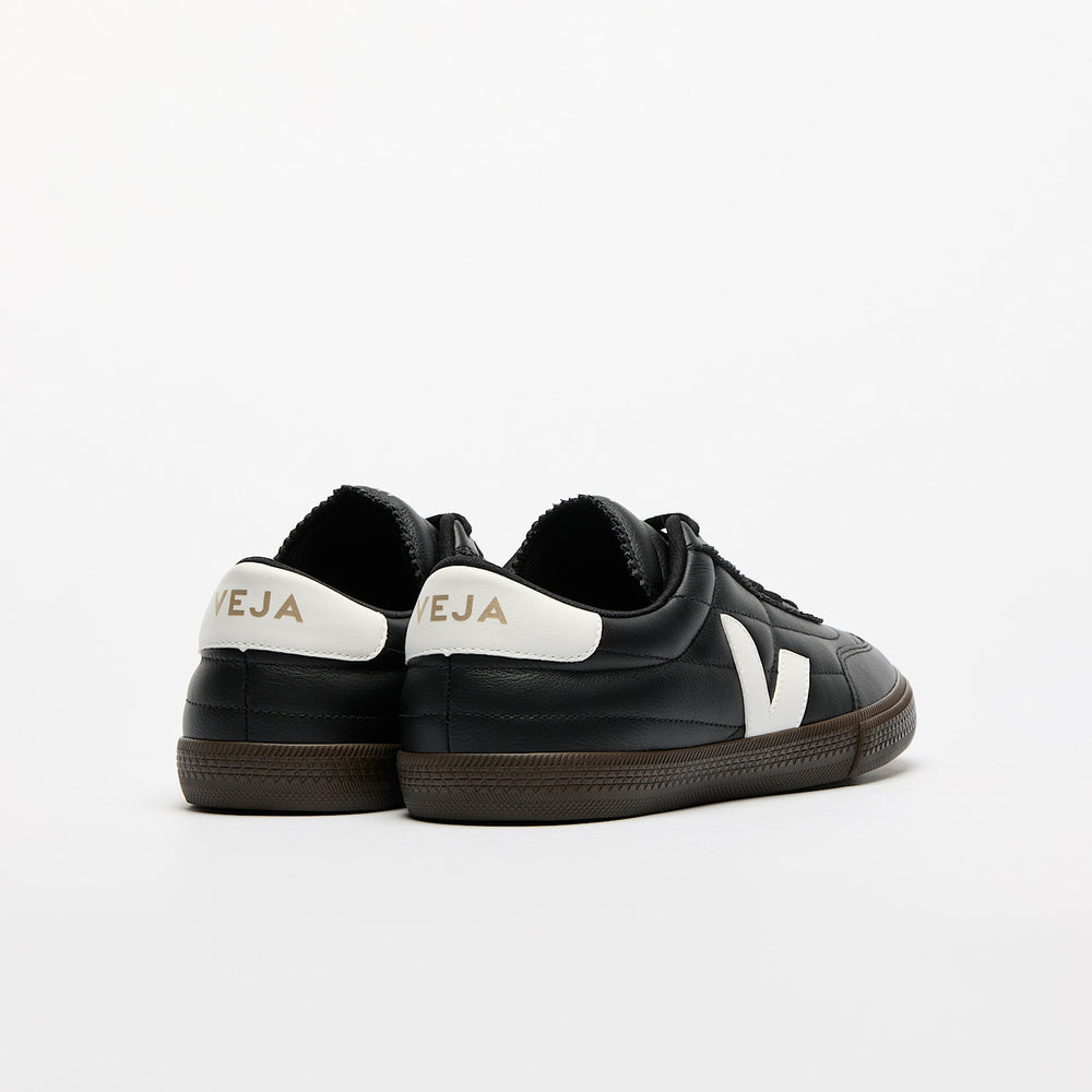 PANENKA LEATHER BLACK WHITE | VEJA ONLINE