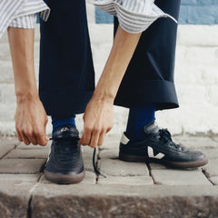 PANENKA LEATHER BLACK WHITE | VEJA ONLINE