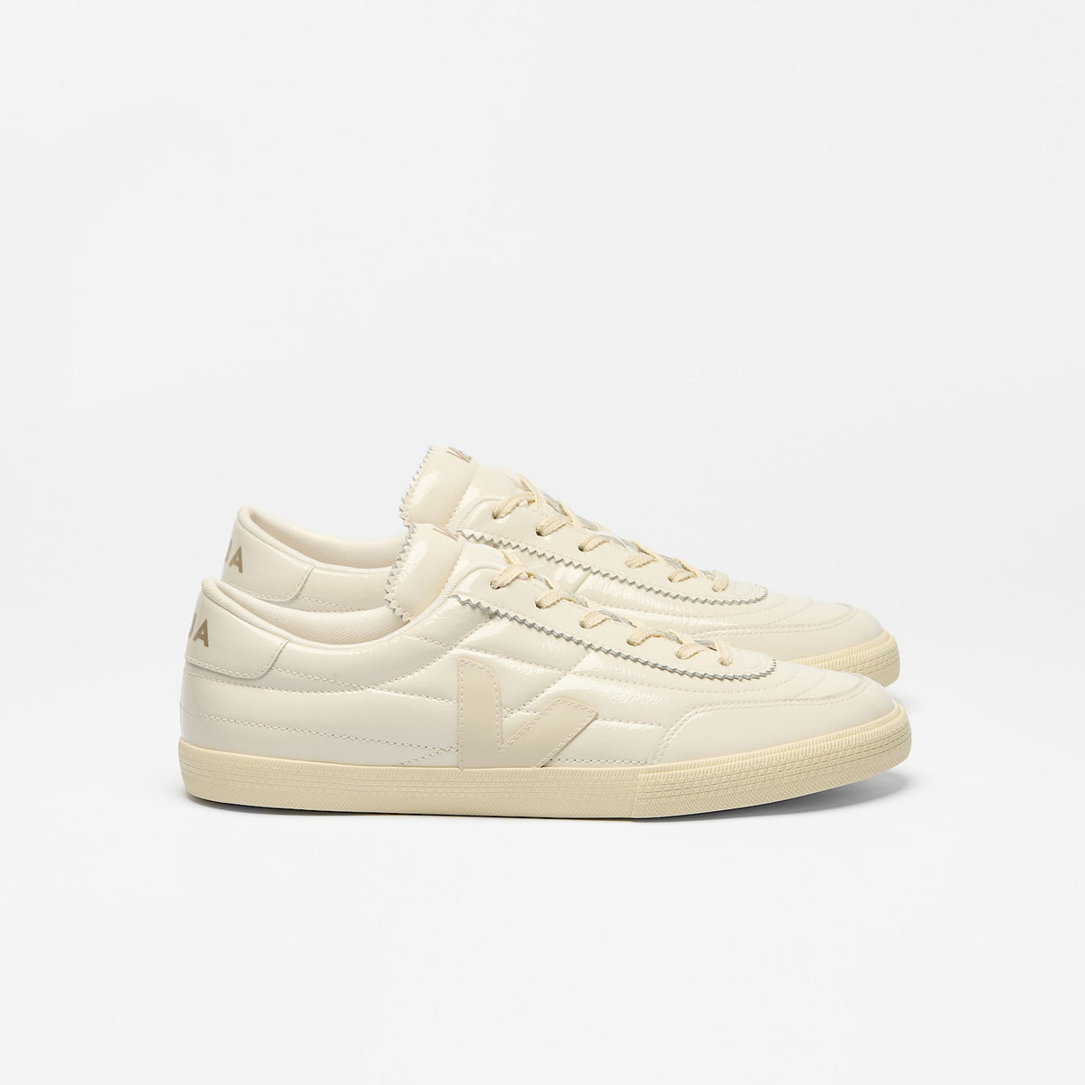 PANENKA PATENT LEATHER OFF WHITE NATURAL | VEJA FOR SALE