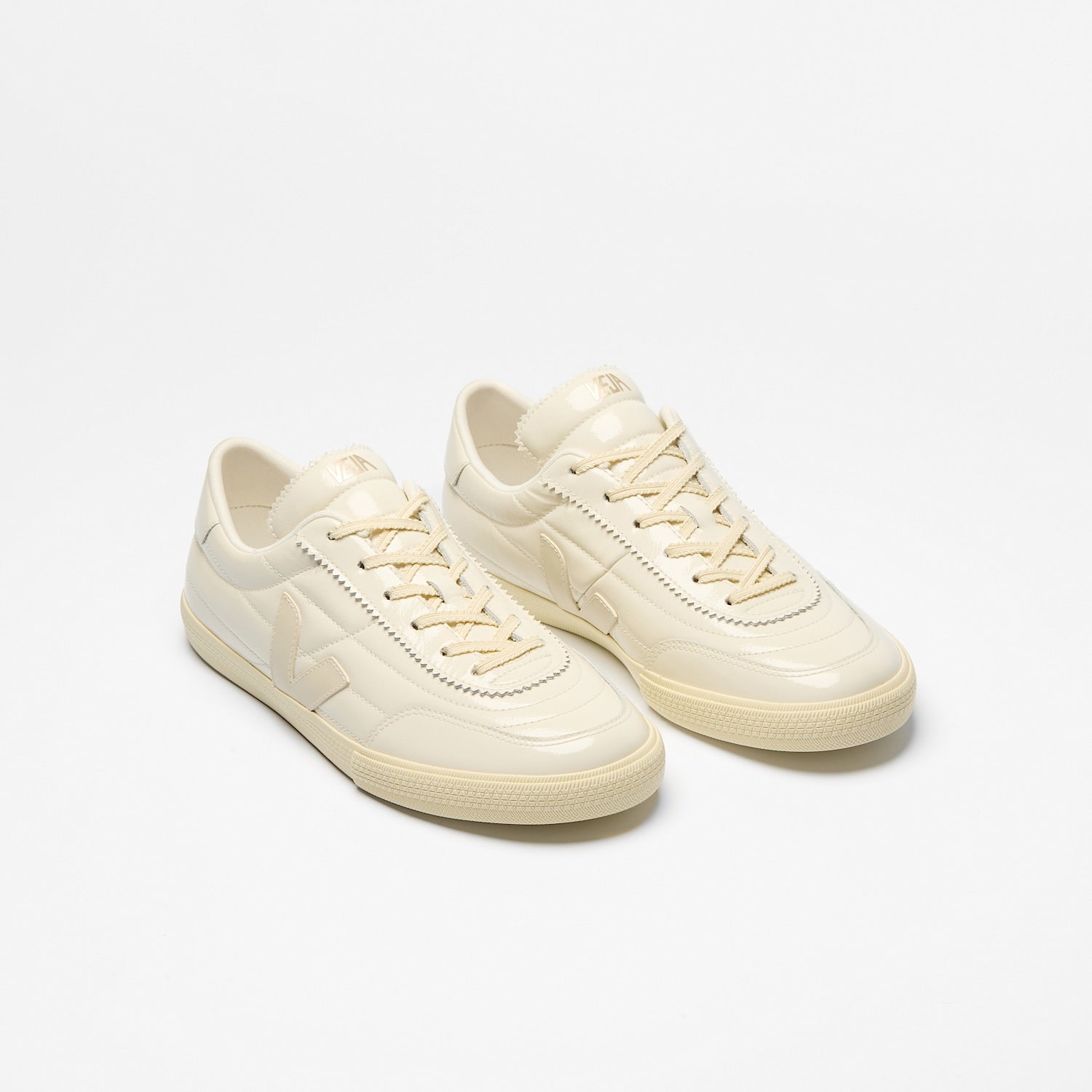 PANENKA PATENT LEATHER OFF WHITE NATURAL | VEJA FOR SALE