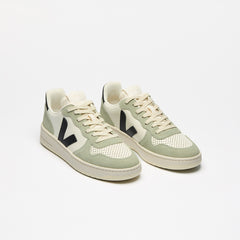 V-10 LEATHER PURE BLACK CLAY | VEJA OUTLET