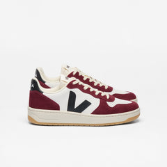 V-10 LEATHER WHITE BLACK AMARANTE | VEJA FOR SALE