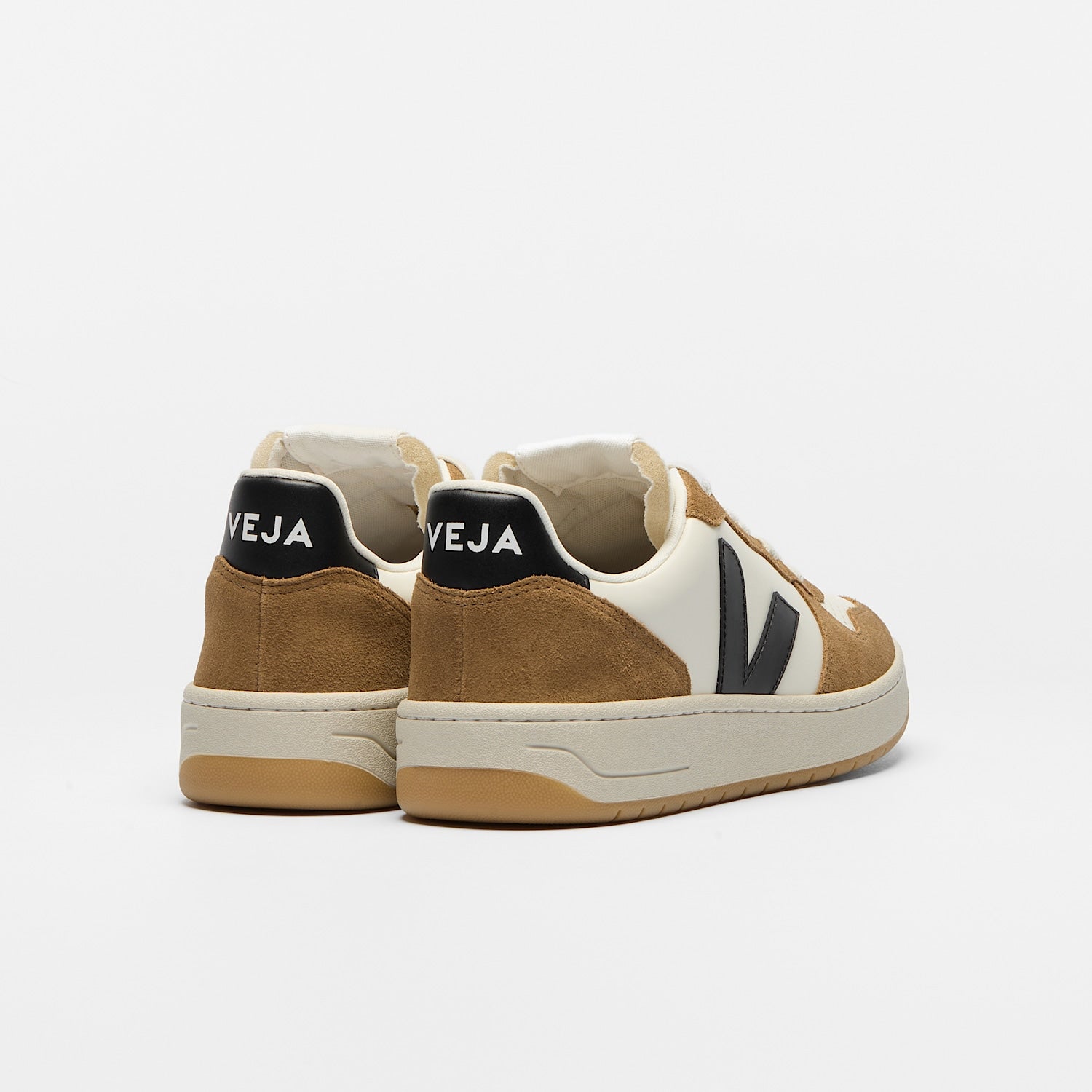 V-10 LEATHER PURE BLACK TENT | VEJA US