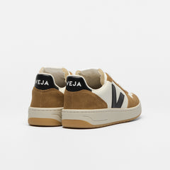 V-10 LEATHER PURE BLACK TENT | VEJA US