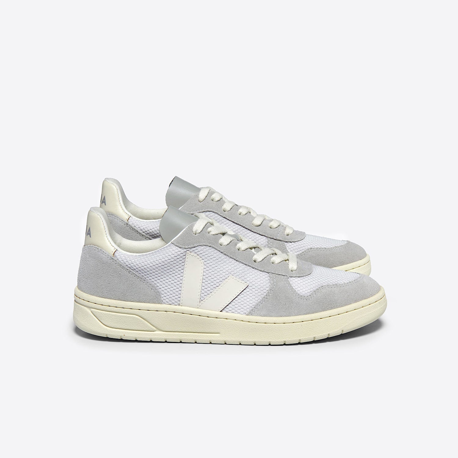 V-10 ALVEOMESH LIGHT GREY PIERRE | VEJA US