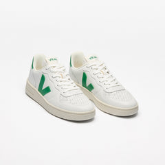 V-10 LEATHER WHITE EMERAUDE | VEJA DISCOUNT