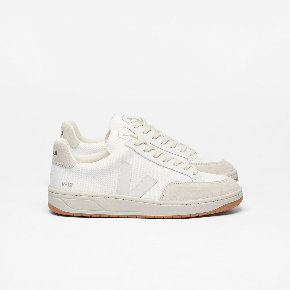 V-12 B-MESH WHITE NATURAL | VEJA ONLINE