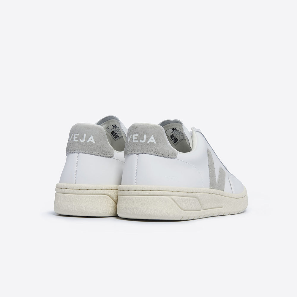 V-12 LEATHER WHITE LIGHT GREY | VEJA DISCOUNT