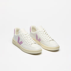 V-12 LEATHER WHITE ORCHID | VEJA FOR SALE