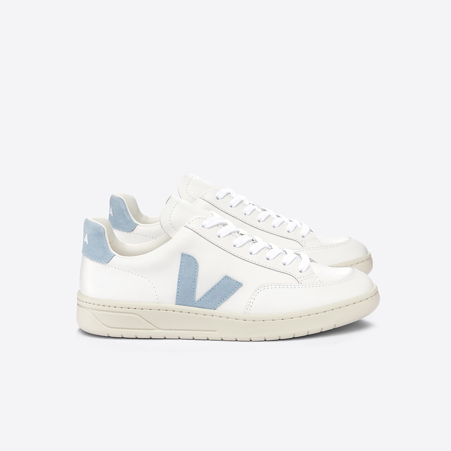 V-12 LEATHER WHITE STEEL | VEJA US