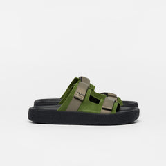 ARPOADOR SUEDE MILITAR KAKI BLACK | VEJA US