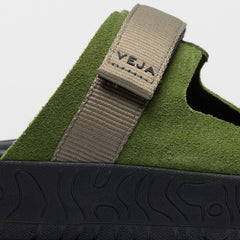 ARPOADOR SUEDE MILITAR KAKI BLACK | VEJA US