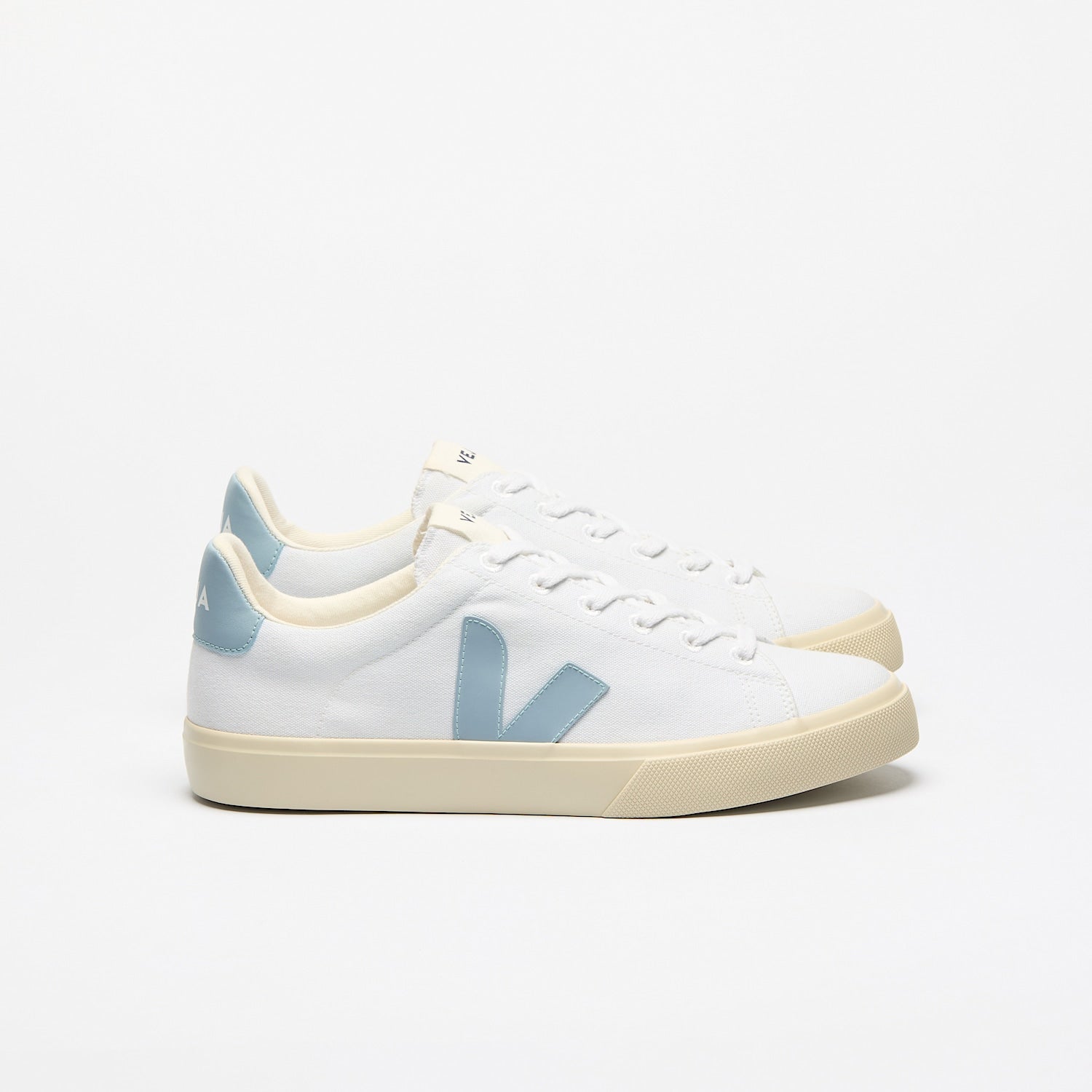 CAMPO CANVAS WHITE STEEL | VEJA FOR SALE