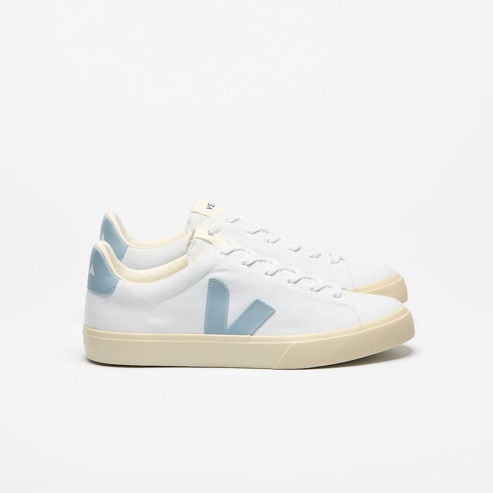 CAMPO CANVAS WHITE STEEL | VEJA FOR SALE