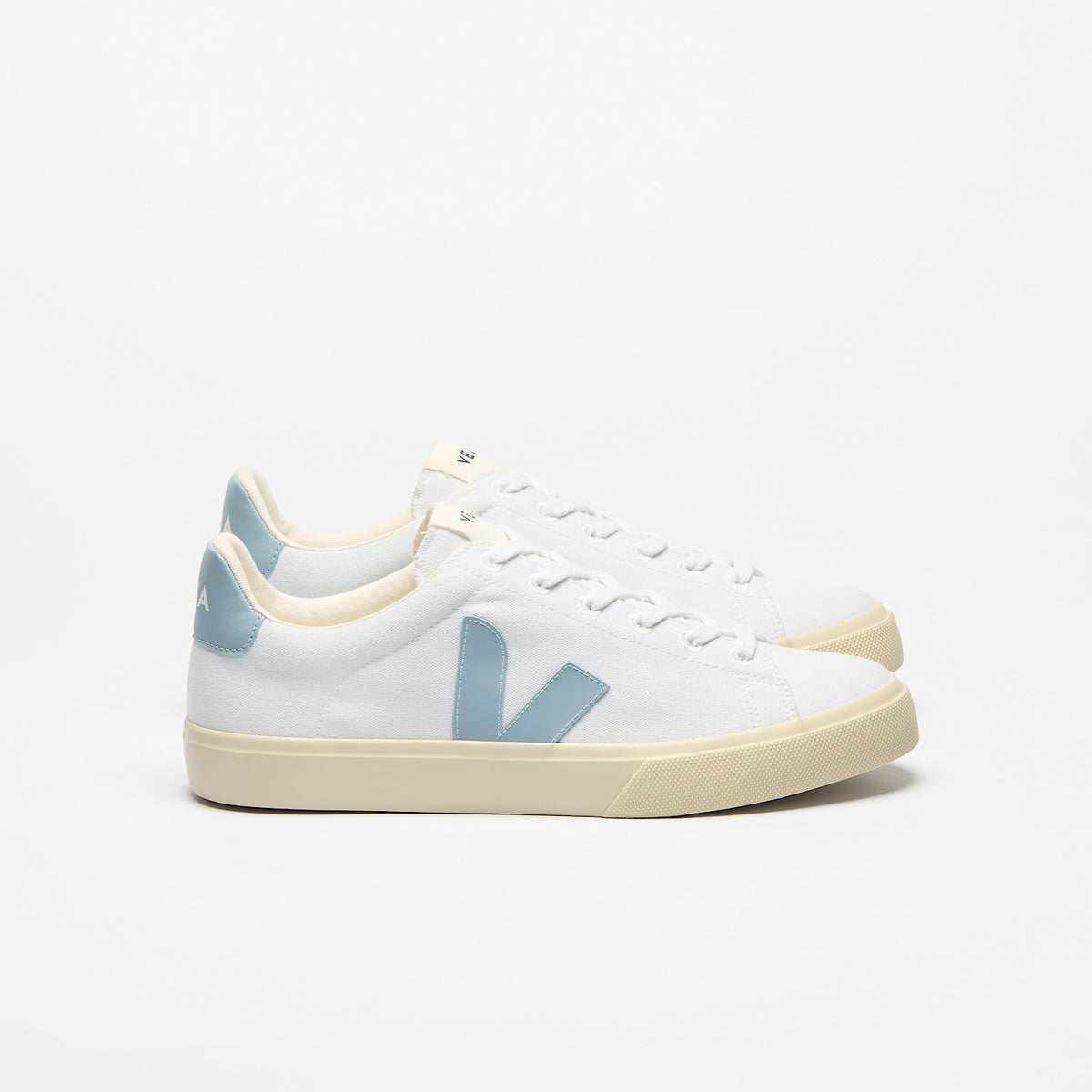 CAMPO CANVAS WHITE STEEL | VEJA FOR SALE