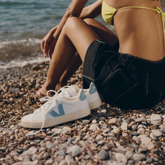 CAMPO CANVAS WHITE STEEL | VEJA FOR SALE
