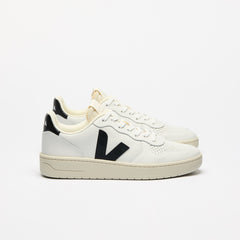 V-10 LEATHER WHITE BLACK | VEJA FOR SALE