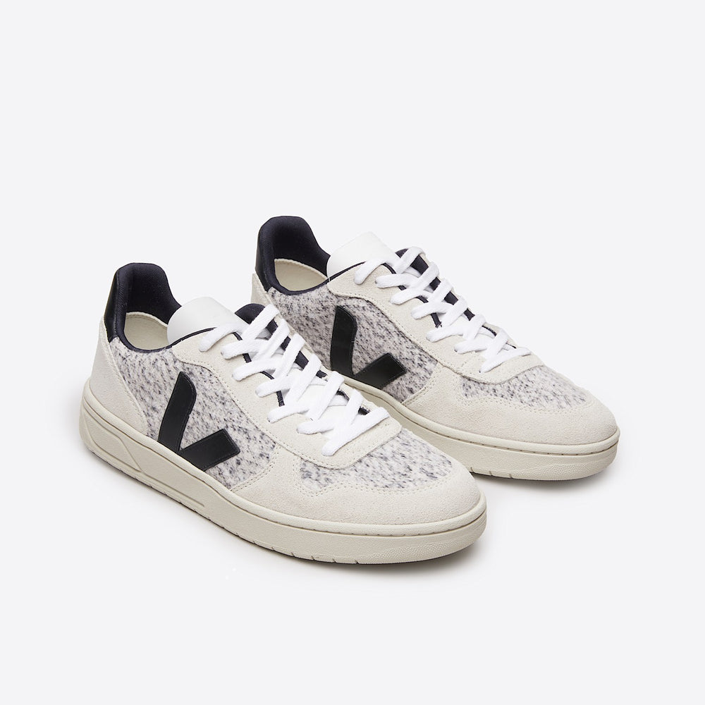 V-10 FLANNEL SNOW BLACK | VEJA US