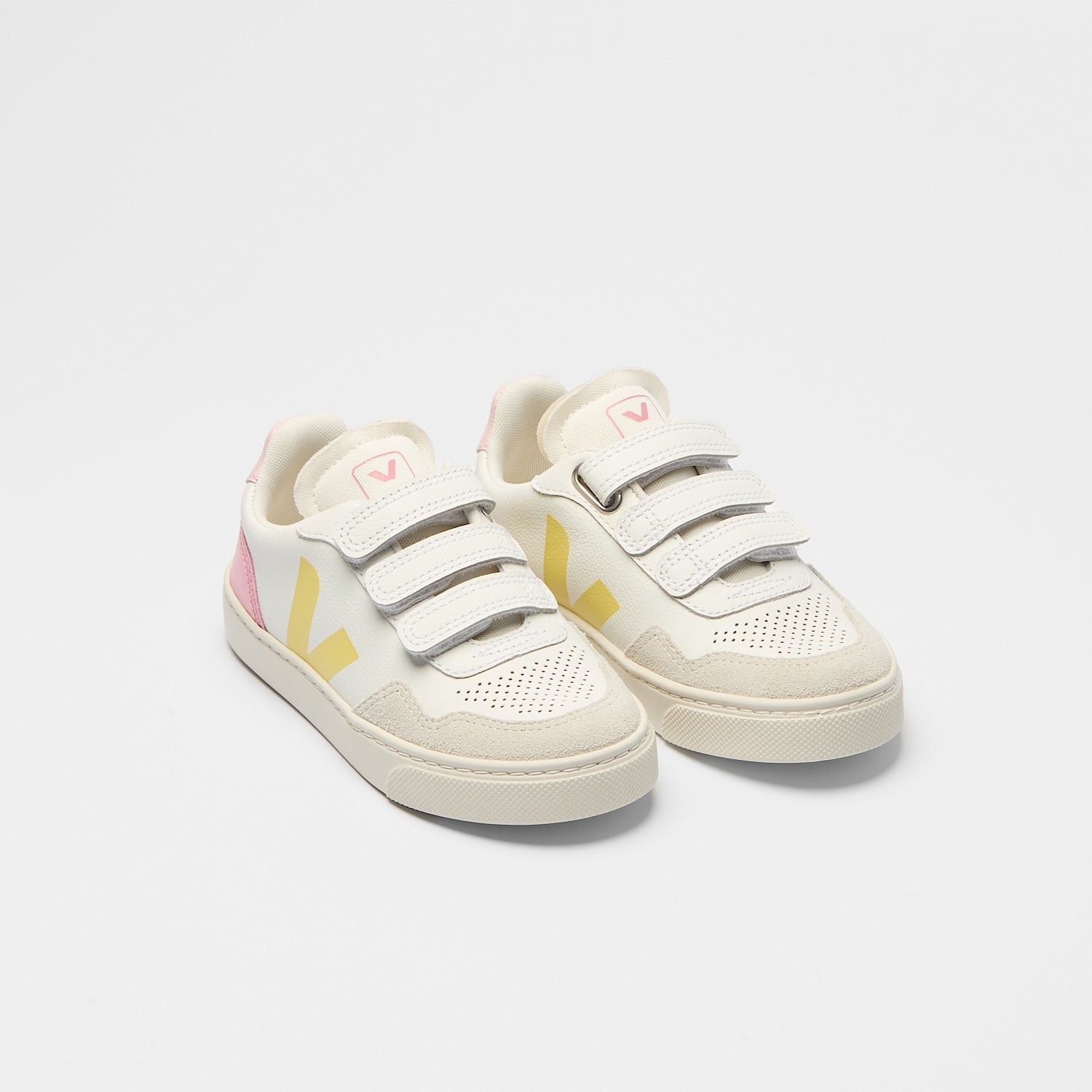 V-90 LEATHER WHITE AURORA GLIMMER | VEJA DISCOUNT
