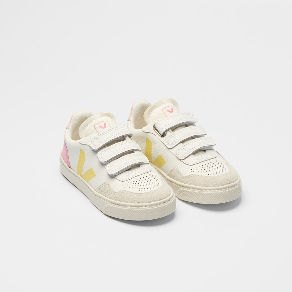 V-90 LEATHER WHITE AURORA GLIMMER | VEJA DISCOUNT