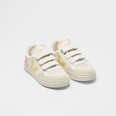 V-90 LEATHER WHITE AURORA GLIMMER | VEJA DISCOUNT