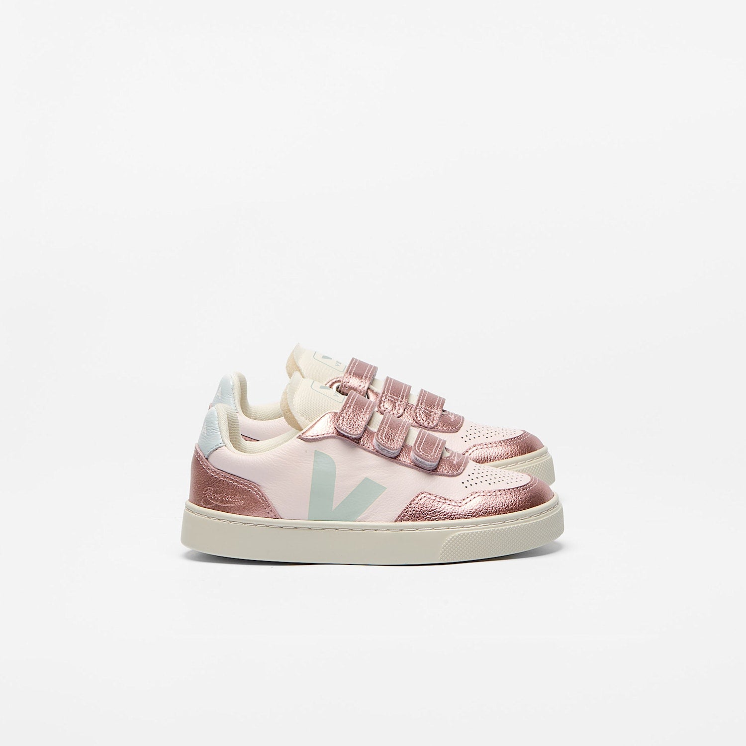 V-90 LEATHER VEJA X BONPOINT LASSI SUN NACRE | VEJA FOR SALE