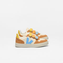 V-10 LEATHER CASHEW AQUA UMBER | VEJA FOR SALE