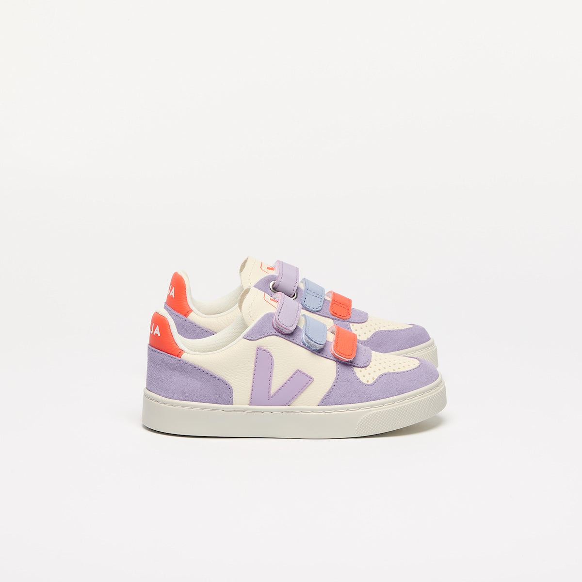 V-10 LEATHER CASHEW MULTICO ORCHID | VEJA US