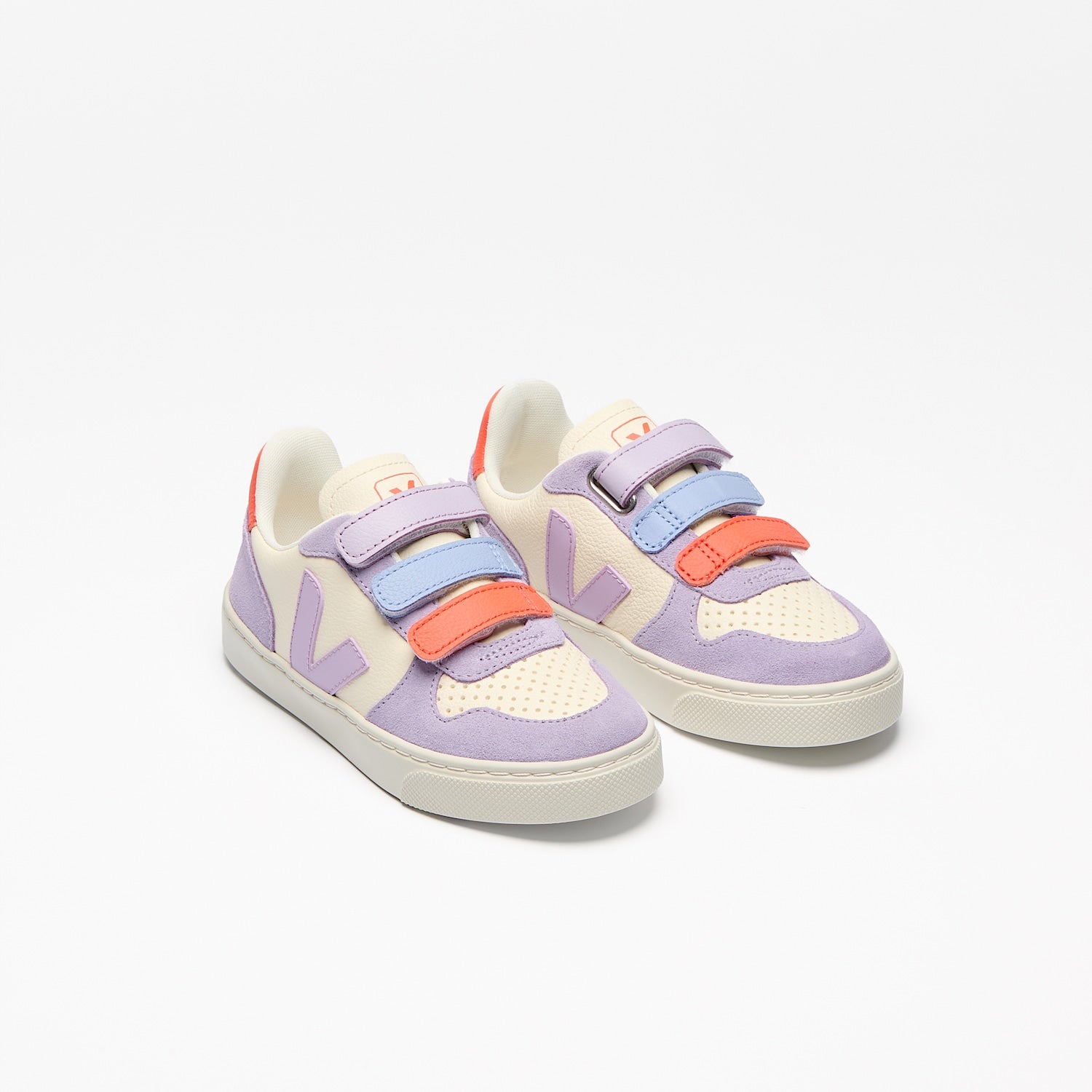 V-10 LEATHER CASHEW MULTICO ORCHID | VEJA US