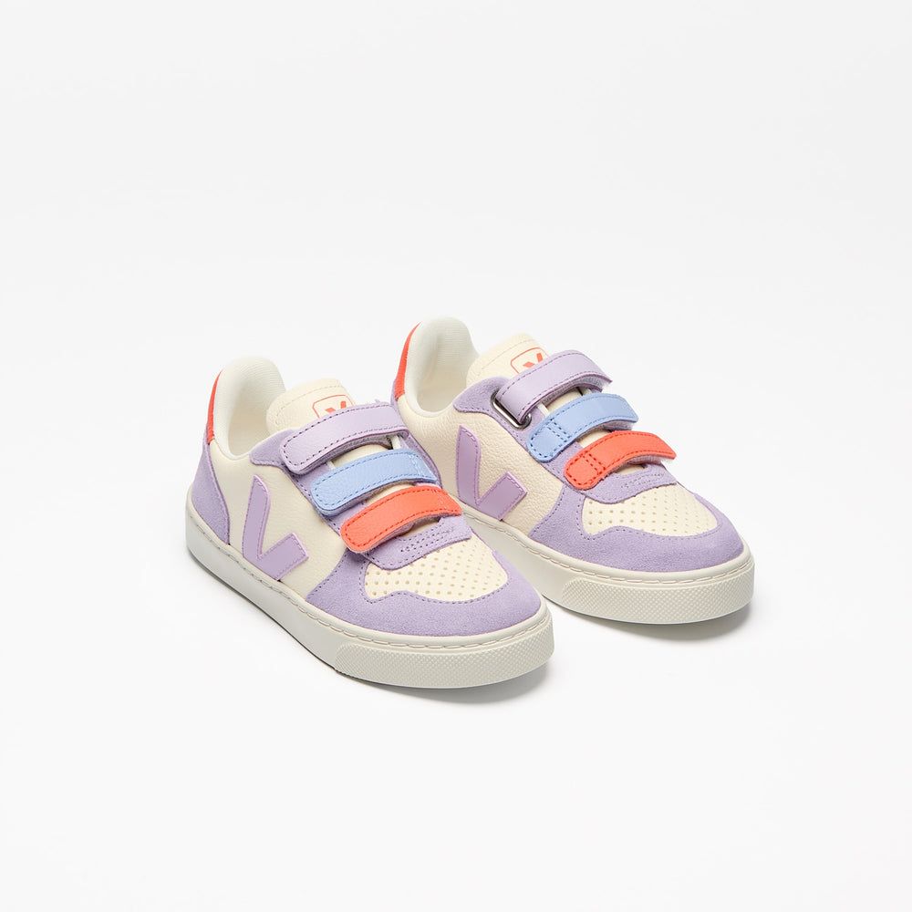V-10 LEATHER CASHEW MULTICO ORCHID | VEJA US