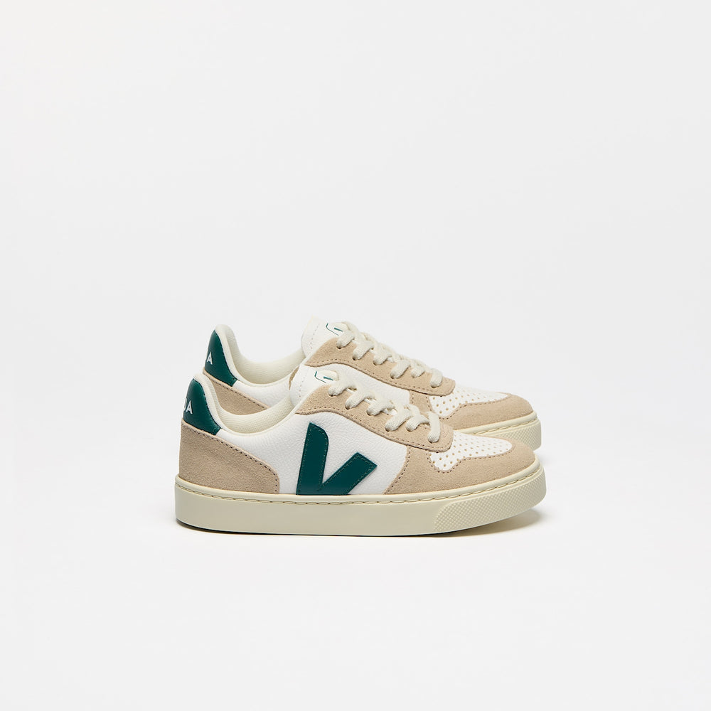 V-10 LEATHER WHITE BRITTANY ALMOND | VEJA ONLINE