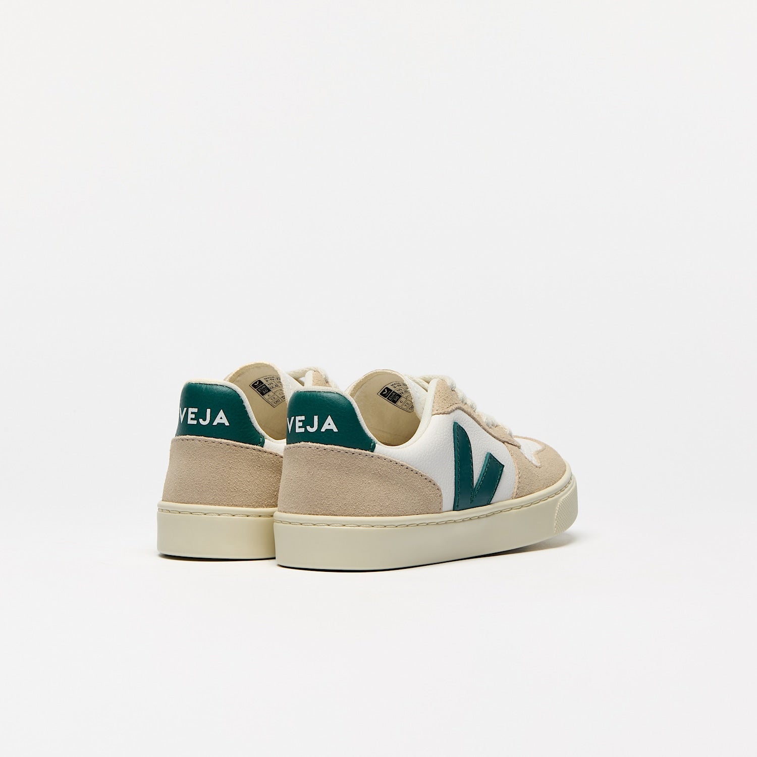 V-10 LEATHER WHITE BRITTANY ALMOND | VEJA ONLINE