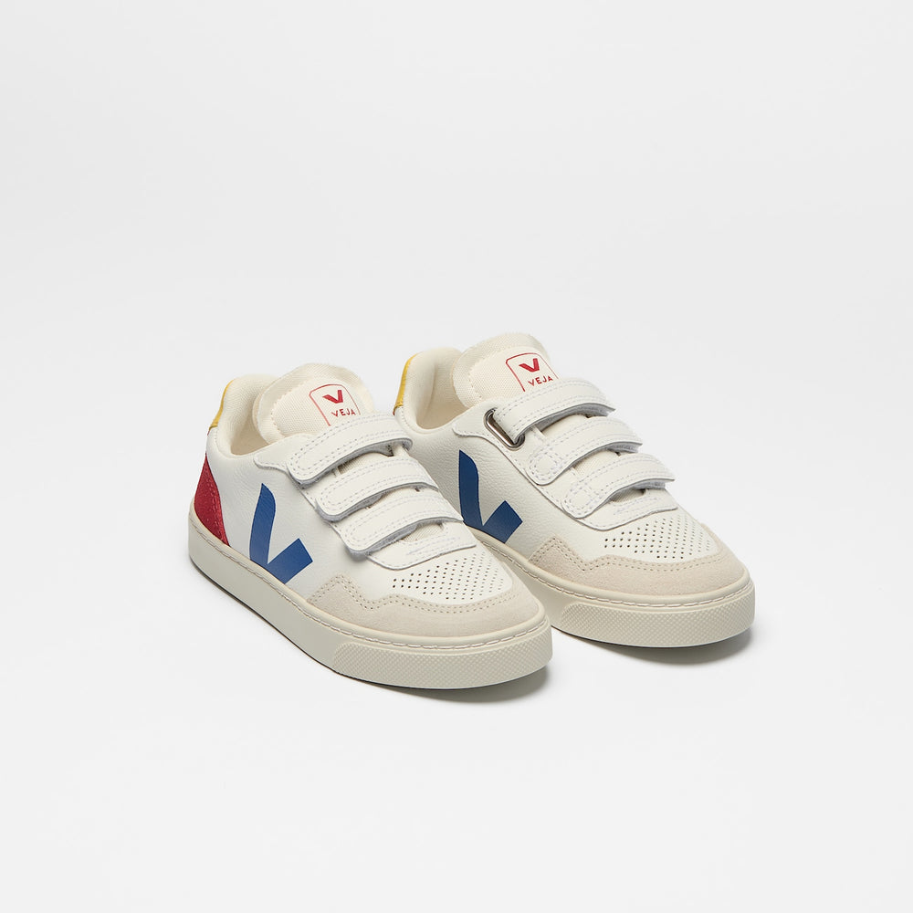 V-90 LEATHER WHITE INDIGO PEPPER | VEJA FOR SALE
