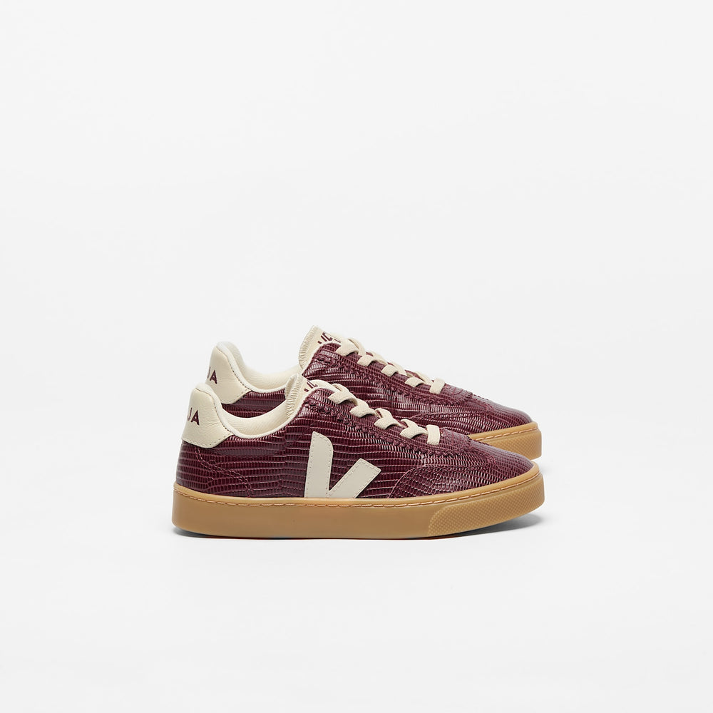 VOLLEY ELASTIC LACES LEATHER AMARANTE PIERRE | VEJA ONLINE