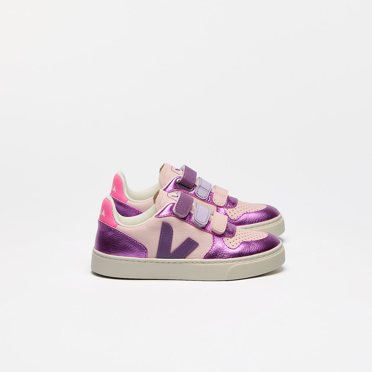 V-10 LEATHER PETALE MULTICO COSMOS | VEJA DISCOUNT
