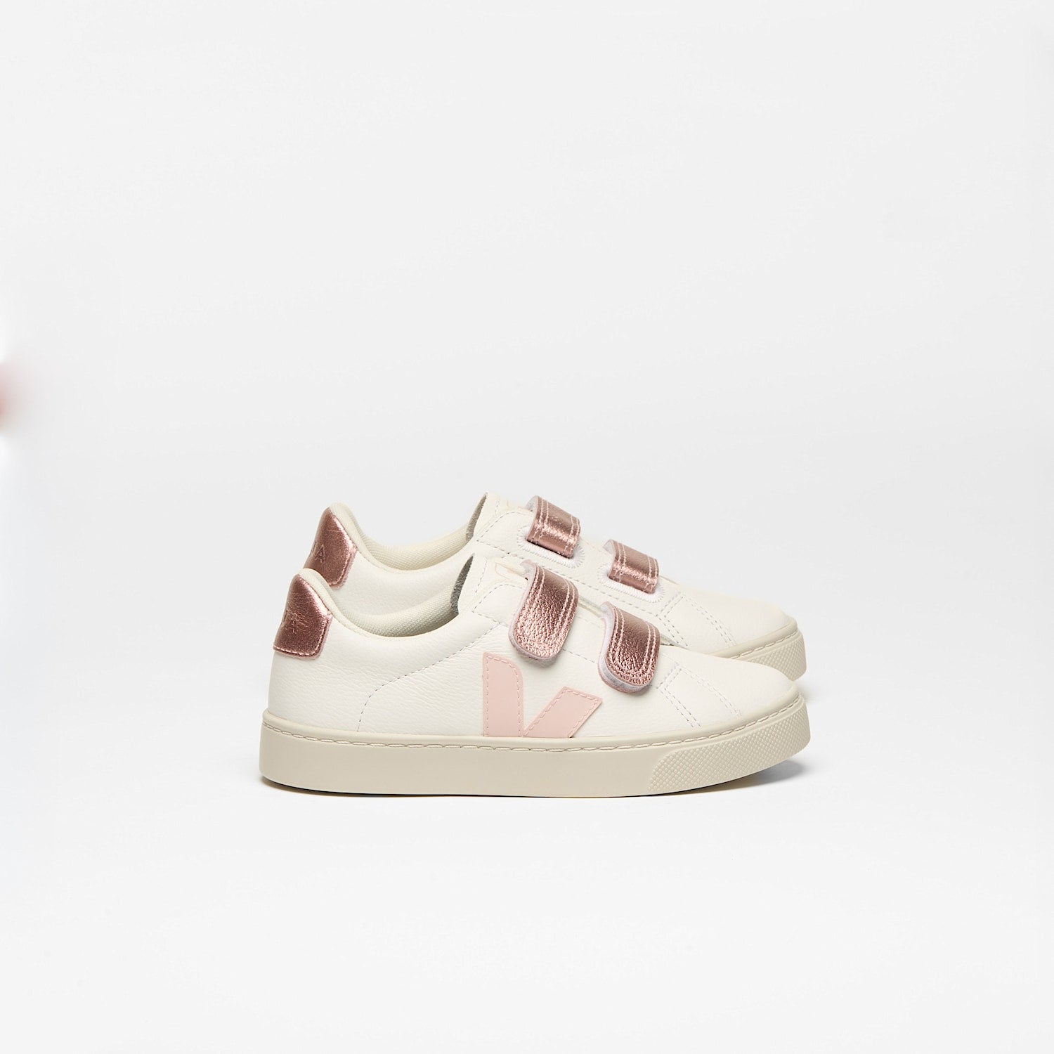 ESPLAR LEATHER WHITE PETALE NACRE | VEJA US