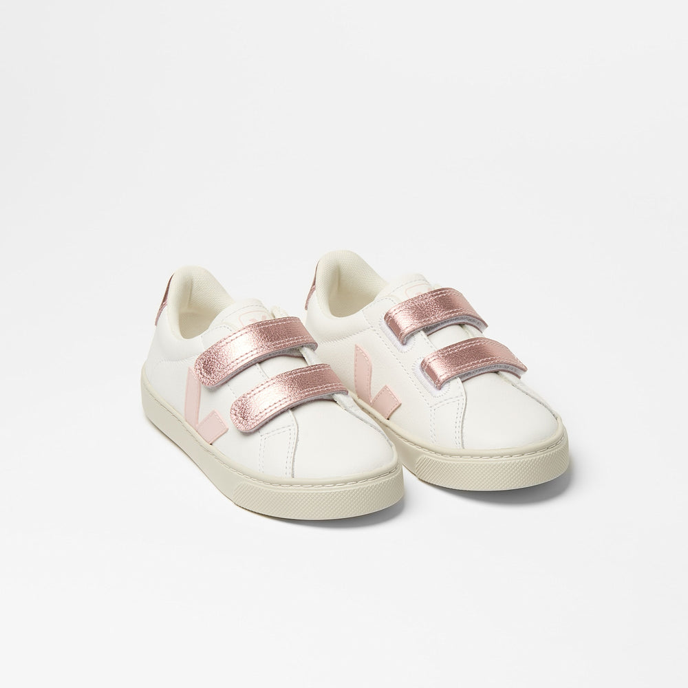 ESPLAR LEATHER WHITE PETALE NACRE | VEJA US