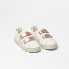 ESPLAR LEATHER WHITE PETALE NACRE | VEJA US