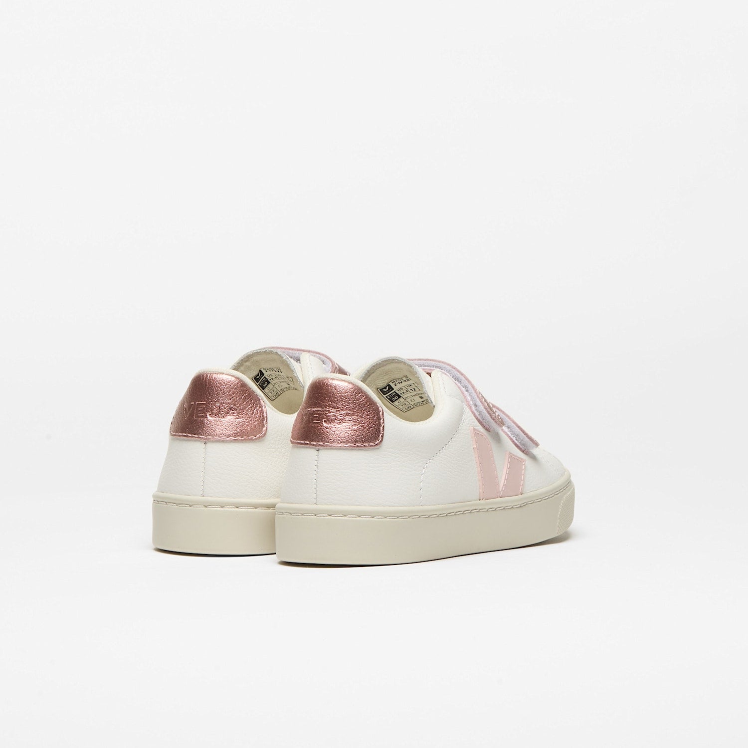 ESPLAR LEATHER WHITE PETALE NACRE | VEJA US