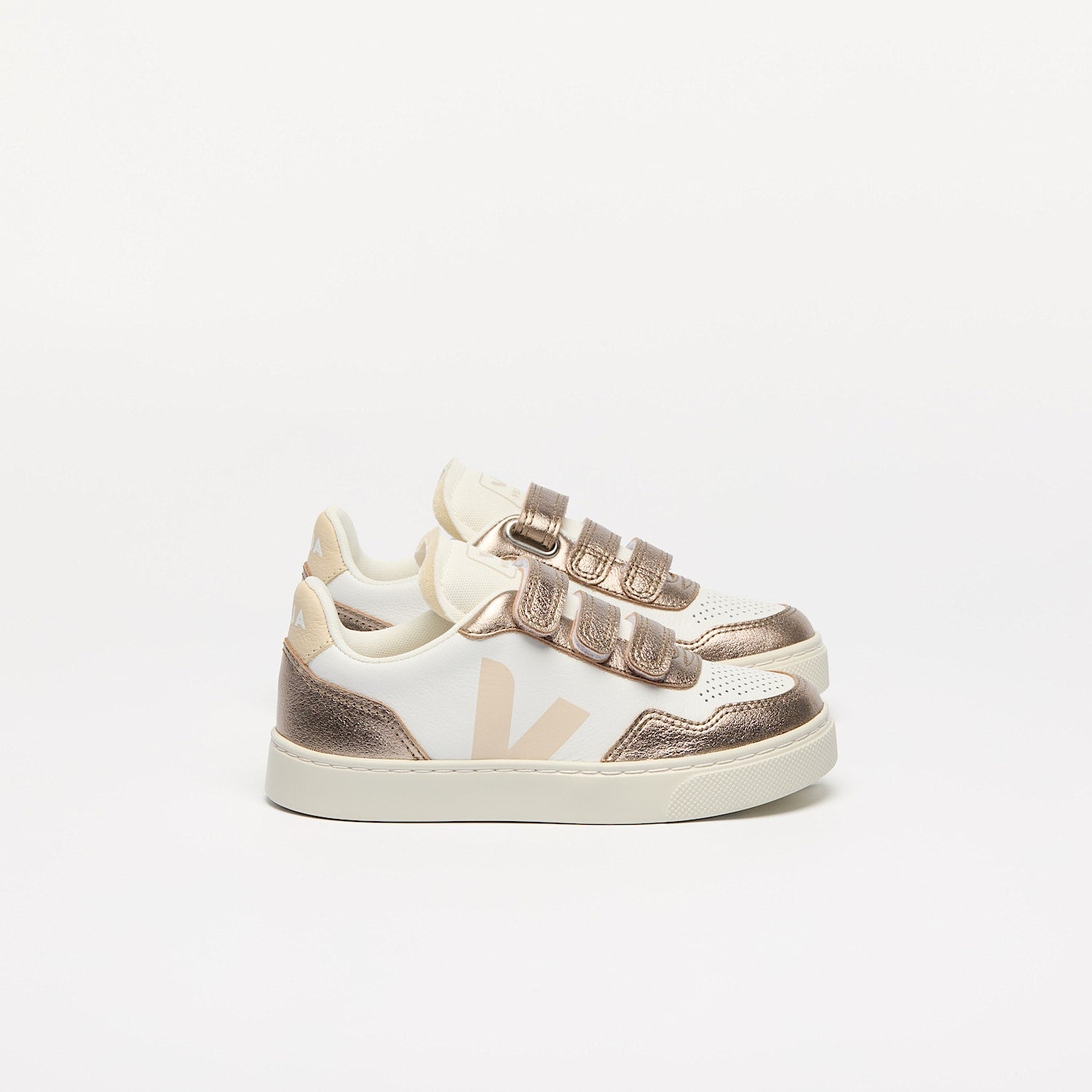 V-90 LEATHER WHITE SABLE BRONZE | VEJA FOR SALE