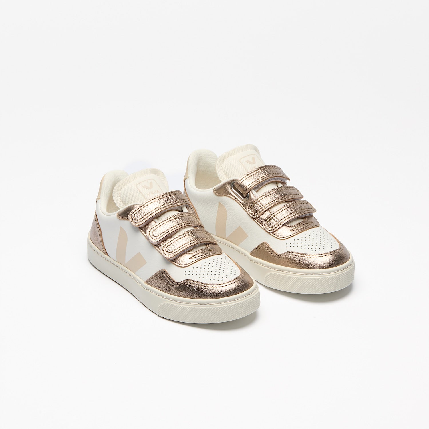 V-90 LEATHER WHITE SABLE BRONZE | VEJA FOR SALE