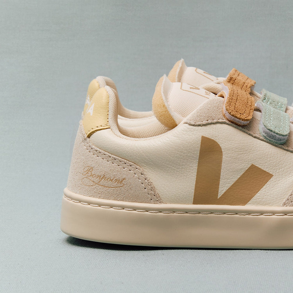 V-90 LEATHER VEJA X BONPOINT PURE ALMOND NATURAL | VEJA US