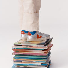 VOLLEY ELASTIC LACES LEATHER SILVER PEKIN | VEJA NEAR ME