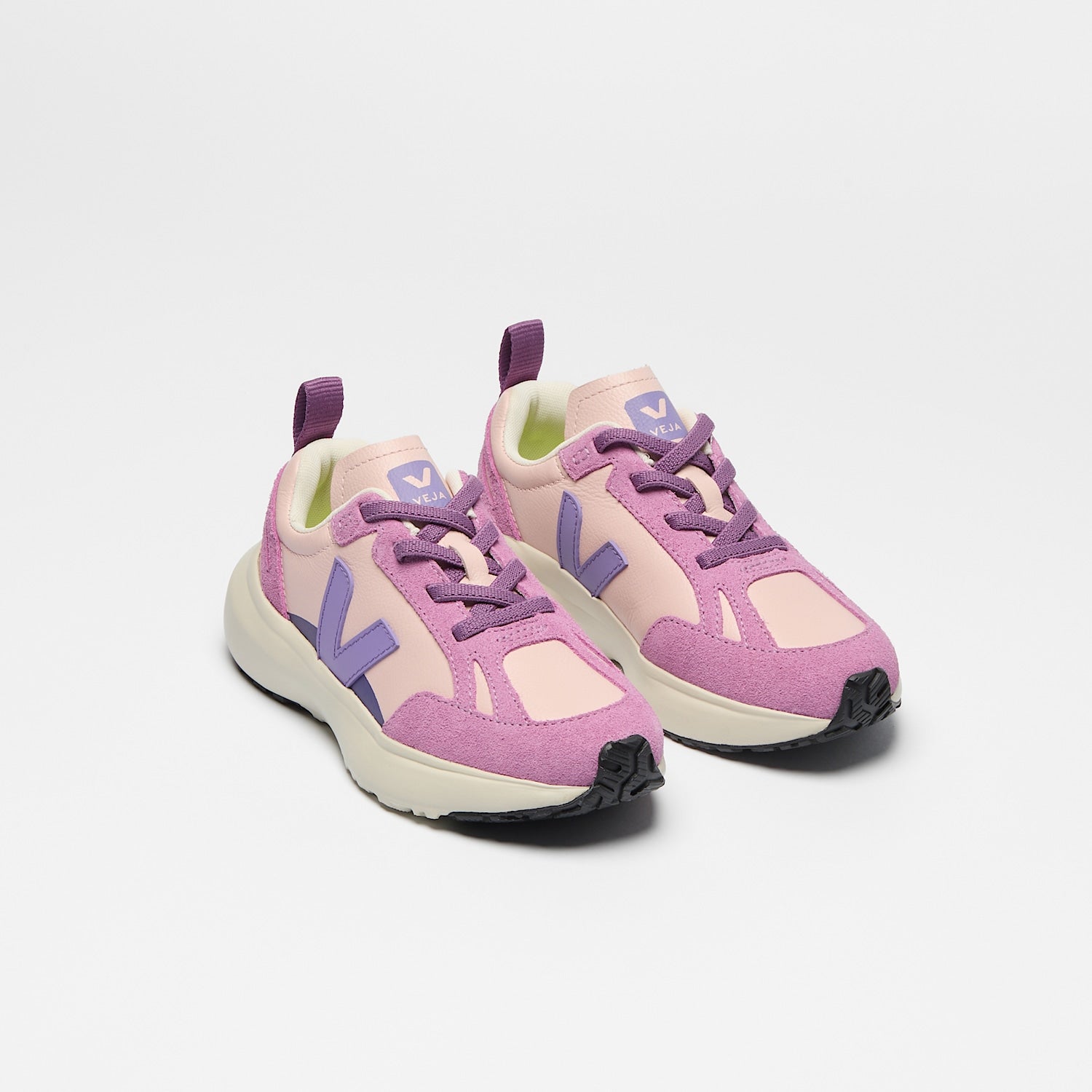 CANARY ELASTIC LACES LEATHER PETALE JOKER | VEJA DISCOUNT
