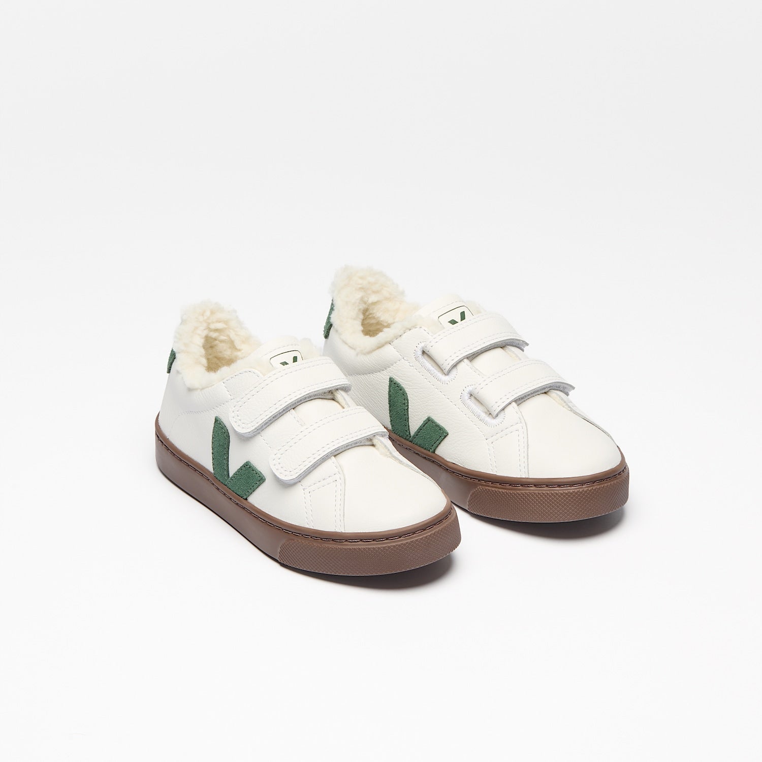 ESPLAR FURED LEATHER WHITE CYPRUS BARK | VEJA US