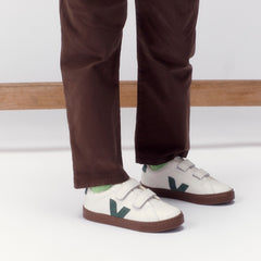 ESPLAR FURED LEATHER WHITE CYPRUS BARK | VEJA US