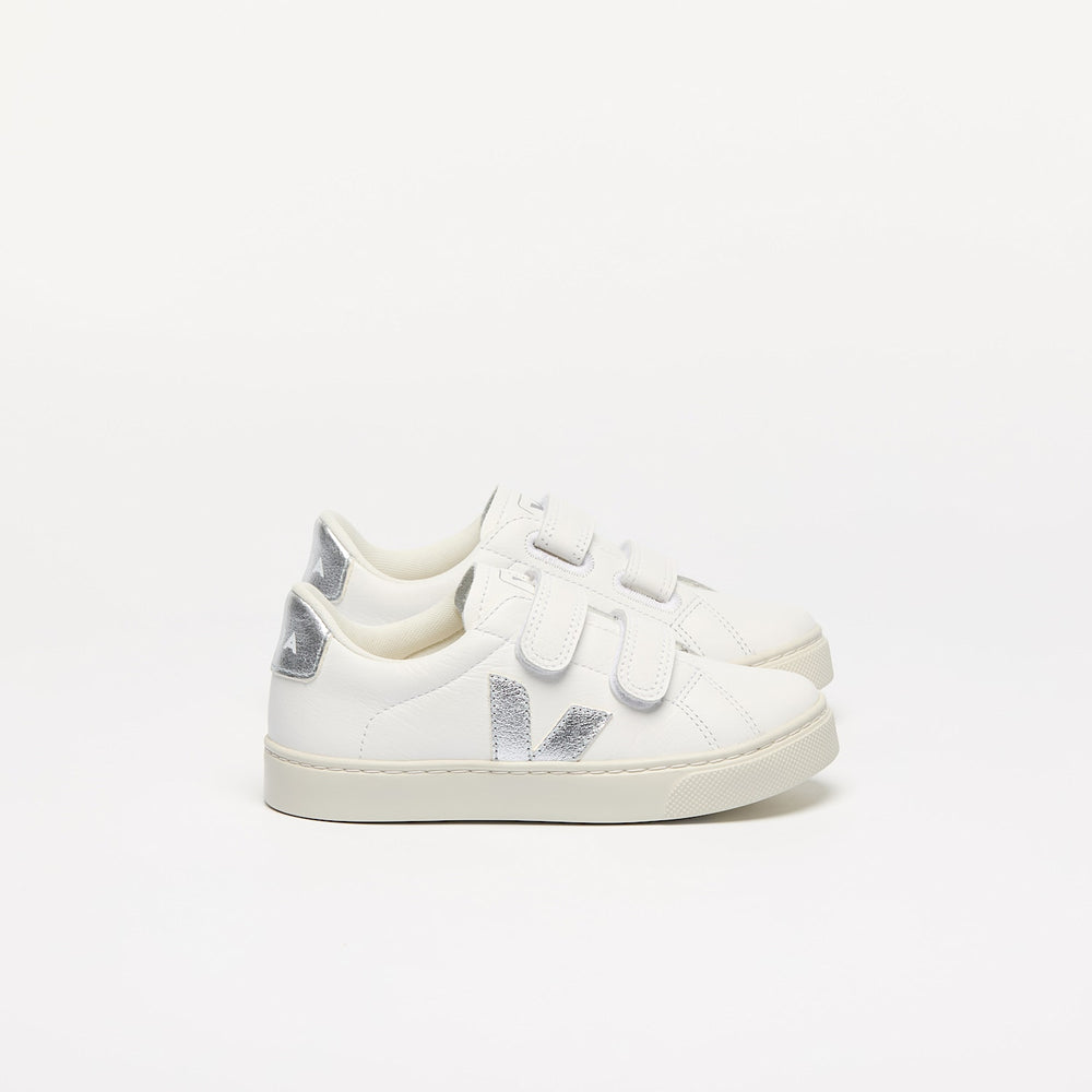 ESPLAR LEATHER WHITE SILVER | VEJA DISCOUNT